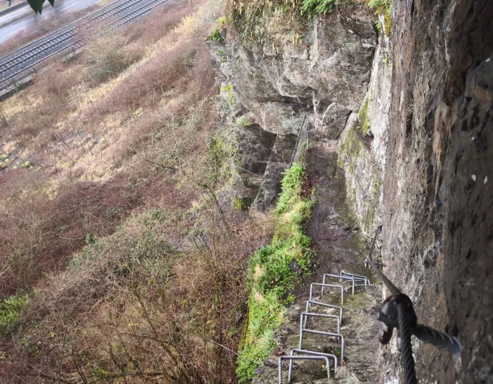 Der Mittelrhein Klettersteig in Boppard